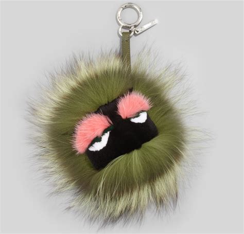 fendi fur bag charm replica|fendi black fur bag.